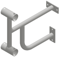 Кронштейн настенный (двухрядный) - fgospostavki.ru - Дмитров