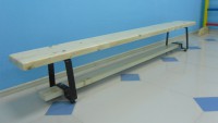 Скамейка гимнастическая (металлические ножки, лак) (2,5 м)  - fgospostavki.ru - Дмитров