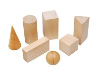 Набор "Тела геометрические" (деревянные) - fgospostavki.ru - Дмитров
