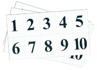 Набор цифр от 1 до 10 (для начальной школы) - fgospostavki.ru - Дмитров