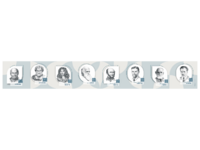 Стенд-лента "Выдающиеся ученые-биологи" - fgospostavki.ru - Дмитров