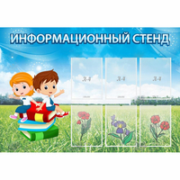 Стенд информационный с 6 карманами - fgospostavki.ru - Дмитров