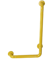 Поручень опорный L-образный вертикальный (желтый) - fgospostavki.ru - Дмитров
