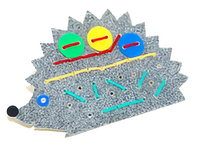 Игра-шнуровка для слабовидящих детей "Ежик" - fgospostavki.ru - Дмитров