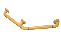 Поручень угловой трехопорный с антибактериальным покрытием (желтый) - fgospostavki.ru - Дмитров