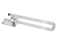 Поручень откидной с антибактериальным покрытием (белый) - fgospostavki.ru - Дмитров