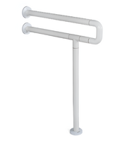 Поручень напольно-настенный с антибактериальным покрытием (белый) - fgospostavki.ru - Дмитров