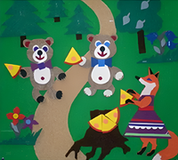 Пособие для слабовидящих детей - Театр-сказка "Два жадных медвежонка" - fgospostavki.ru - Дмитров