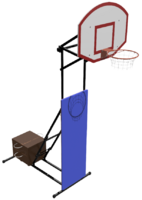 Стойка стритбольная-минибаскетбольная складная, переносная (регулируемая высота от 2,75 метров до 3,05 метра) - fgospostavki.ru - Дмитров