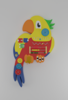 Бизиборд «Разноцветный попугай» - fgospostavki.ru - Дмитров