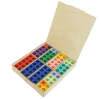 Нумирошка. Набор цветных пластиковых форм 80 шт. в коробке по методике Нумикон - fgospostavki.ru - Дмитров