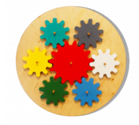 Бизиборд «Цветные шестеренки» - fgospostavki.ru - Дмитров