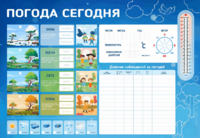 Стенд-уголок маркерный "Погода сегодня" - fgospostavki.ru - Дмитров