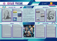 Стенд-уголок "Юный физик" - fgospostavki.ru - Дмитров