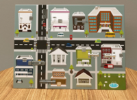 Настенная панель «Городские улицы» - fgospostavki.ru - Дмитров