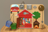 Настенная панель «Загородный домик» - fgospostavki.ru - Дмитров