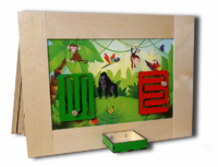 Тактильно-развивающая панель «Животные» - fgospostavki.ru - Дмитров