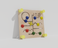 Тактильно-развивающая панель с лабиринтами - fgospostavki.ru - Дмитров