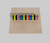 Тактильно-развивающая панель с разноцветными кругами - fgospostavki.ru - Дмитров