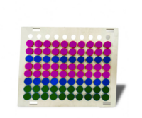 Тактильно-развивающая панель «Цветные фигурки» - fgospostavki.ru - Дмитров