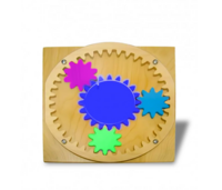 Тактильно-развивающая панель «Цветные шестеренки» - fgospostavki.ru - Дмитров