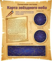 Стенд "Карта звездного неба" - fgospostavki.ru - Дмитров