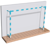 Ворота для гандбола и минифутбола трансформируемые (без сетки, на колесиках) - fgospostavki.ru - Дмитров