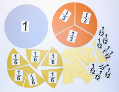 Набор магнитных карточек "Доли и дроби - 3" - fgospostavki.ru - Дмитров