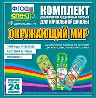 Динамические раздаточные пособия. Окружающий мир (шнуровка). Животные, природа и человек, растения и грибы. - fgospostavki.ru - Дмитров