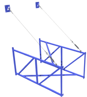 Ферма баскетбольная вынос 2 метра для щита из оргстекла 1,8х.1,05 метра - fgospostavki.ru - Дмитров