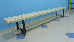 Скамейка гимнастическая (металлические ножки, лак) (2,5 м)  - fgospostavki.ru - Дмитров