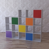 Стеллаж для игрушек и книг "Яркие акценты" - fgospostavki.ru - Дмитров