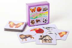 Набор магнитных карточек "Устный счет" (фон фиолетовый) - fgospostavki.ru - Дмитров