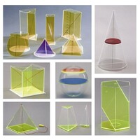 Базовый набор прозрачных геометрических тел с сечениями - fgospostavki.ru - Дмитров