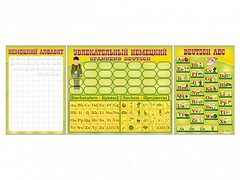 Комплект оборудования "Немецкий алфавит" + комплект тематических магнитов - fgospostavki.ru - Дмитров