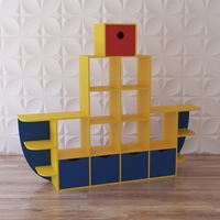 Стеллаж для игрушек "Пароход" - fgospostavki.ru - Дмитров