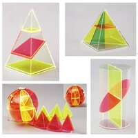 Дополнительный набор прозрачных геометрических тел с сечениями. - fgospostavki.ru - Дмитров