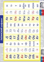 Таблица "Латинский алфавит" (винил) - fgospostavki.ru - Дмитров