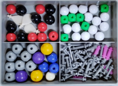 Комплект моделей атомов для составления моделей молекул со стержнями демонстрационный - fgospostavki.ru - Дмитров