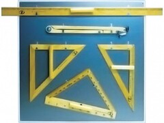 Комплект линеек для школьной доски + доска крепежная (для хранения) - fgospostavki.ru - Дмитров