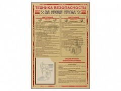 Стенд-уголок "Техника безопасности на уроках труда" - fgospostavki.ru - Дмитров
