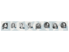 Стенд-лента "Выдающиеся писатели и деятели культуры стран изучаемых языков" (Великобритания) - fgospostavki.ru - Дмитров