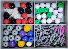 Комплект моделей атомов для составления моделей молекул со стержнями лабораторный - fgospostavki.ru - Дмитров