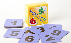 Набор магнитных карточек "Числа от 1 до 20" (фон фиолетовый) - fgospostavki.ru - Дмитров