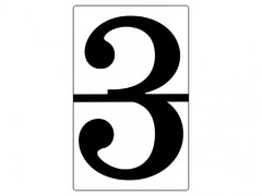 Набор магнитных карточек "Произвольный размер "3" (3 штуки) - fgospostavki.ru - Дмитров