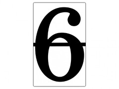 Набор магнитных карточек "Произвольный размер "6" (3 штуки) - fgospostavki.ru - Дмитров