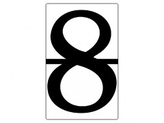 Набор магнитных карточек "Произвольный размер "8" (3 штуки) - fgospostavki.ru - Дмитров