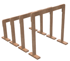 Дуга для подлезания (фанера, 40 сантиметров) - fgospostavki.ru - Дмитров