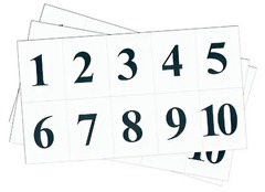 Набор цифр от 1 до 10 (для начальной школы) - fgospostavki.ru - Дмитров