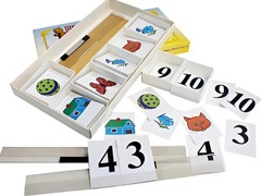 Счетная лесенка (ламинированная, с магнитным креплением) - fgospostavki.ru - Дмитров